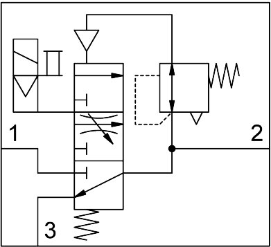 8080815-MS4-EDE-1/4-V24-B Güvenli Yol Verme Valfi - Görsel 2