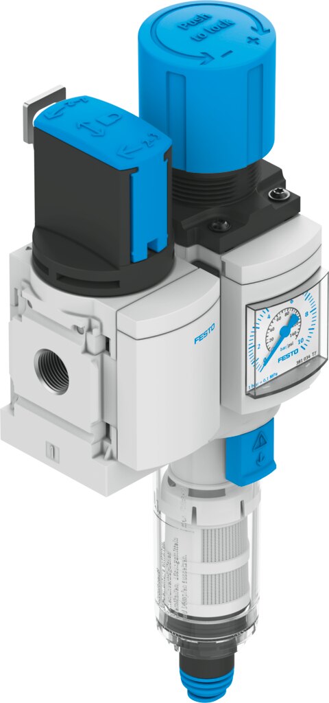 8098379-MS4-EM1FR-1/4-D6-E-P-VC-AG-BAR-WPE-B Şartlandırıcı Ünitesi - Görsel 2