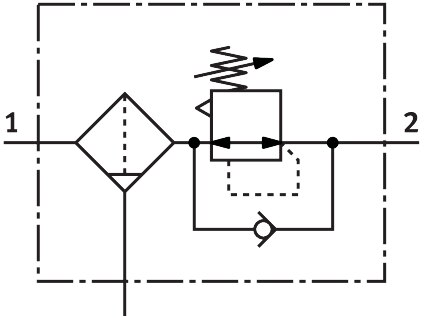 8098311-MS6-LFR-1/2-D6-E-P-M-A8-B Filtre-Regülatör - Görsel 2